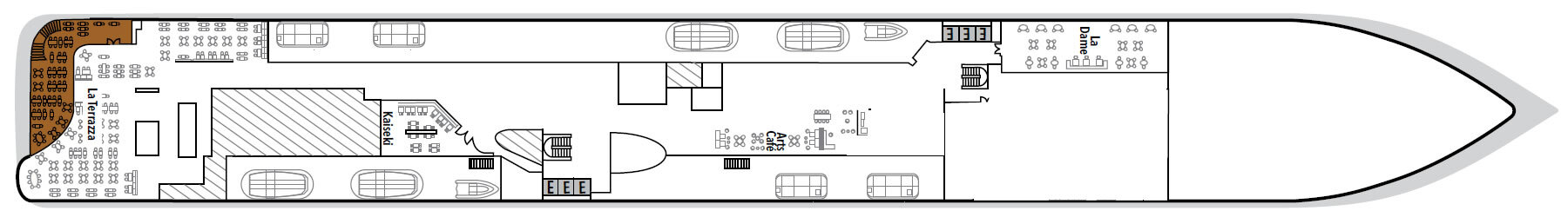 Silver Ray - Reviews, Deckplans & Cruise Schedule - Silversea