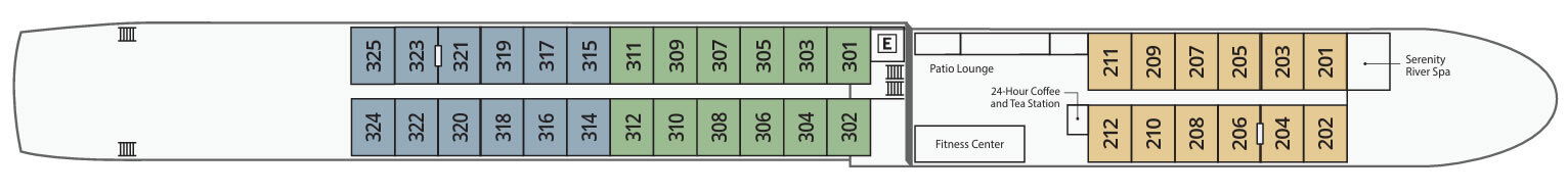 Danube Deck (Level 2)