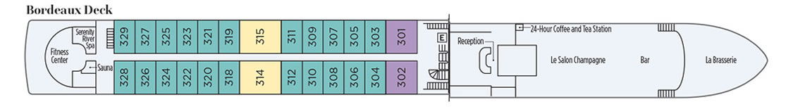 Bordeaux Deck (Level 3)