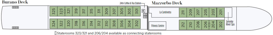 Burano Deck (Level 2)