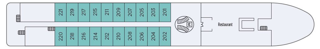 S.S. Sao Gabriel - Reviews, Deckplans & Cruise Schedule - Uniworld