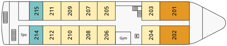 Abu Simbel Deck (Level 3)
