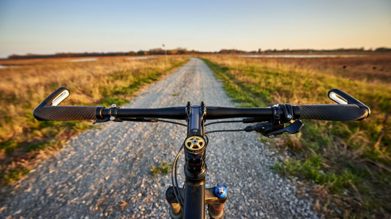 Cycling the trails Cycling the trails